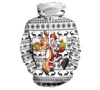 Unisex 3D Printed Casual Christmas offensive Jumpers Rude 3D Graphic Pullover Ugly Funny Xmas Long Sleeve Hoodies or Crewneck Sweatshirts for Men Women Boys Girls Family Winter and Holiday Parties 5xl