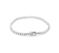 Unisex 3mm Real Solid 925 Sterling Silver Tennis Chain One Row Choker 16-24' Bracelet 6.5-8'' Anti-Tarnish