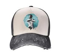 Unisex Adams Canadian Rock Singer Bryan Baseball Caps Adjustable Vintage Dad Hats Color-Block Denim Trucker Cap for Man Woman