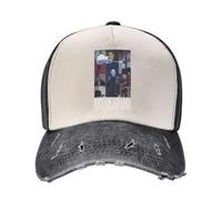 Unisex Adams Canadian Rock Singer Bryan Baseball Caps Adjustable Vintage Dad Hats Color-Block Denim Trucker Cap for Man Woman