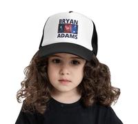 Unisex Adams Canadian Rock Singer Bryan Mesh Hat Children Adjustable Baseball Cap Summer Outdoor Sun Hat