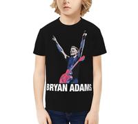 Unisex Adams Canadian Rock Singer Bryan T-Shirts Teenager Graphic Summer Tees Multi-Sided Printed Short Sleeve Shirt Multicoloured S