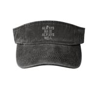 Unisex Adams Canadian Rock Singer Bryan Visor Adjustable Vintage Washed Denim Visors Empty Top Baseball Cap for Women Men