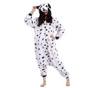 Unisex Adult Animal Cosplay Costume Onesie Pajamas Nightwear Dalmatians