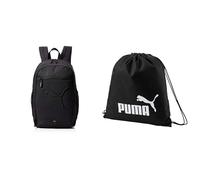 Unisex Adult Buzz Backpack Backpack - black, OSFA & Unisex Phase Sack Gym Bag, Black, One Size