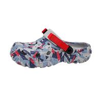 Unisex-Adult Classic Print Clog Vnbl Easy Steps from Sunrise to Sunset Red
