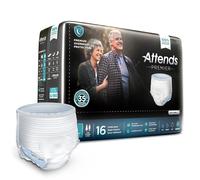 Unisex Adult Heavy Absorbency Disposable Pull On Underwear with Tear Away Seams Large 16 per Bag