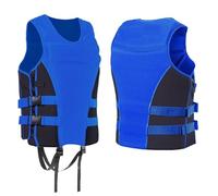 Unisex Adult Life Jacket Water Sports Swim Vest and Lightweight Snorkel Vest Device for Rafting, Paddleboarding(Blue,3XL)