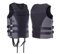 Unisex Adult Life Jacket Water Sports Swim Vest and Lightweight Snorkel Vest Device for Rafting, Paddleboarding(black,XS)