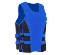 Unisex Adult Life Jacket Water Sports Swim Vest and Lightweight Snorkel Vest Device for Rafting, Paddleboarding(Blue,XXL)