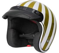 Unisex-Adult Retro Motorcycle Half Helmet with Hat Brim, Light Breathable 3/4 Open Face Helmets DOT Approved Motorbike Jet Half Helmet for Street Scooter Moped ATV ( Color : B , Size : XL=58-59CM )