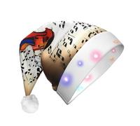 Unisex Adult Violin Sheet Music Christmas Hat for New Year Holiday Party