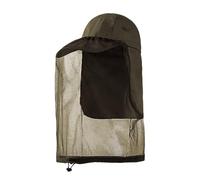 Unisex Adults Midge Mesh Sun Hat Men Women Outdoor Mosquito Isolation Bee Keeping Face Veil Cover Netting Peaked Cap Breathable Neck Flap Sunshade Hat for Fishing Camping Gardening Green