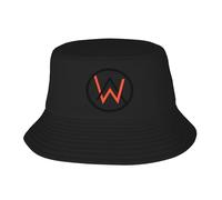 Unisex Alan DJ Bucket Music Caps Adult Double Layer Bucket Hat Sun Protection Outdoor Hat Foldable & Essential for All Seasons
