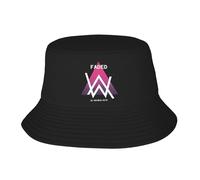 Unisex Alan DJ Bucket Walkers Caps Adult Double Layer Bucket Hat Sun Protection Outdoor Hat Foldable & Essential for All Seasons