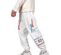Unisex Anime Darling in The FRANXX Trousers Code:002 Sweatpants Zero Two Graphics Elastic Waist Harem Pants with Drawstring