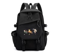 Unisex Anime Demon Theme Slayer Nylon Waterproof Backpacks Lightweight Schoolbags Fashion Casual Daypack for Teen Girls Boys Women