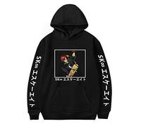 Unisex Anime SK8 The Infinity Hoodie Reki Miya Hoodie Cosplay Costume Long Sleeve Pullover Sweatshirt