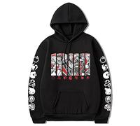 Unisex Anime The Seven Deadly Sins Hoodie Meliodas Graphics Pullover Dragon's Sin of Wrath Casual Long Sleeve Sweatshirt Black