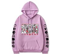 Unisex Anime The Seven Deadly Sins Hoodie Meliodas Graphics Pullover Dragon's Sin of Wrath Casual Long Sleeve Sweatshirt Purple