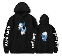 Unisex Anime Virtual Anchor Gawr Gura Casual Long Sleeve Hoodie Virtual Idol Gawr Gura Cosplay Sweatshirts