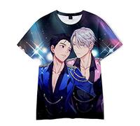 Unisex Anime Yuri!!! on ICE Casual T-Shirt Long Sleeve Hoodie Yuri Katsuki Pullover Sweatshirts