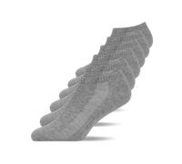 Unisex Ankle Socks 6 Pairs - Grey UK 3-5