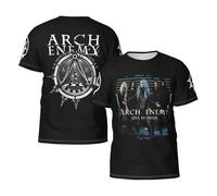Unisex Arch Death Metal Enemy Band T-Shirts Crewneck Tees Short Sleeve Cool Regular Fit, Fashionable Prints, Ideal Summer Casual Tops, S to 3XL
