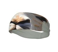Unisex Athletic Headband for Running & Workouts, Alpaca Avatar Print Non-Slip Cooling Sports Sweatband