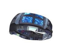 Unisex Athletic Headband for Running & Workouts, Cabin of The Future Print Non-Slip Cooling Sports Sweatband
