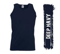 Unisex Athletic Vest 5 Pack 100% Cotton Gym Tops S-3XL Belcoro Yarn Print Ready