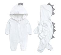 Unisex Baby Toddlers Romper Boys Girls Winter Jumpsuit Plush Warm Outerwear Sleepwear Cotton Pajamas Boy Girl Clothes Autumn Outfits White