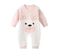 Unisex Baby Toddlers Romper Girl Boy Set Fuzzy Warm Hooded Grows Outfits Winter Coat Outwear Clothes Cartoon 0-12 Months