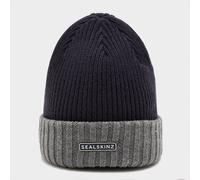 Sealskinz Bacton Waterproof Cold Weather Roll Cuff Beanie - 2023 - Navy / Grey / Small / Medium