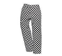 Unisex Baggy Style Men women Chef Cook Pants Trouser with Draw String for Food Service, Bakers and Culinary Professional (Small, Chess check)