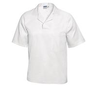 Portwest Mens Bakers Short Sleeve Shirt White XL