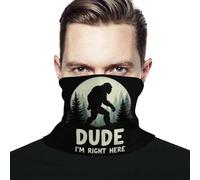 Unisex Bandana Bigfoot Woods Dude I'M Right Here Sasquatch Magic Headband Durable Headscarf Windproof Balaclava For Tennis Outdoor Soccer