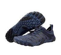 Unisex Barefoot Hike Water Shoes for Men Women, Quick Drying Non Slip Breathable Lightweight Five Fingers Aqua Sneakers, Wide Toe Box Zero Drop Footwear for Beach Hiking Diving Surf Fitness