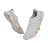 Unisex Barefoot Shoes: Bathing Shoes Men Swimming Shoes Women Quick Dry Water Shoes Outdoor Aqua Shoes Breathable Quick-Drying Non-Slip Beach Shoes Orthopaedic Pool Beach, gray, 36 EU