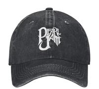 Unisex Baseball Cap, Trucker hat with Pearl and Jam Print, Heavy Metal Rock Graffiti, Sunproof, for Camping