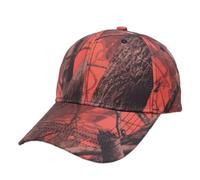 Unisex Baseball Caps, Tactical Hat, Military Style, Sun Visor Hat, Camouflage Cap, Sun Visor Hat for Men and Women, Hunting, Fishing, Camping, Becoming, Sports, Orange Red, One Size Fits All