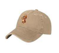 Unisex Baseball Hat Little Gopher Holding A Carrot Picture Sun Visor Hat Adjustable Summer Outdoor Hats, for Tennis, Fishing, Outdoor, 55-59cm