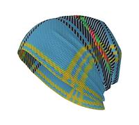 Unisex Beanie Hat Old Scotsman Clan Gordon Tartan Plaid Warm Slouchy Knit Hat Headwear Gift for Adult