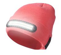 Unisex Beanie with Light, 230° Wide Beam USB Rechargeable, Headlamp Beanie Winter Knitted Cap Gifts for Men Dad Husband Him
