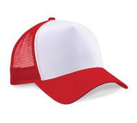 Unisex Beechfield snapback Half mesh retro trucker baseball cap hat Brand new