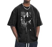 Unisex Benjamin Rock Band T-Shirt Crewneck tee Shirt Print Vintage wash Loose Casual Short Sleeve Cute Summer Oversized Cotton Fashion Top Tees,s-2xl