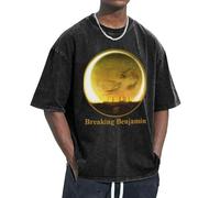 Unisex Benjamin Rock Band T-Shirt Crewneck tee Shirt Print Vintage wash Loose Casual Short Sleeve Cute Summer Oversized Cotton Fashion Top Tees,s-2xl
