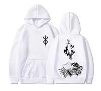 Unisex Berserk Hoodie Guts Sweatshirt The Black Swordsman Guts Harajuku Casual Black Hoodie Jumper