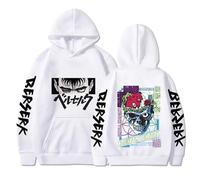 Unisex Berserk Hoodie Guts Sweatshirt The Black Swordsman Guts Harajuku Casual Black Hoodie Jumper