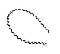Unisex Black Spring Wave Metal Hoop Hair Band Girl Men`s Head Band Accessory (1 pc) by Beauty hair